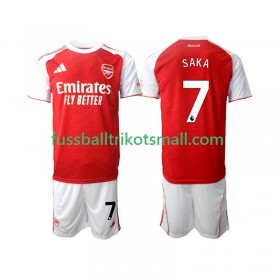 Fußballtrikots Arsenal Bukayo Saka 7 Kinder 2025-2026 Kurzarm Heimtrikotsatz kaufen